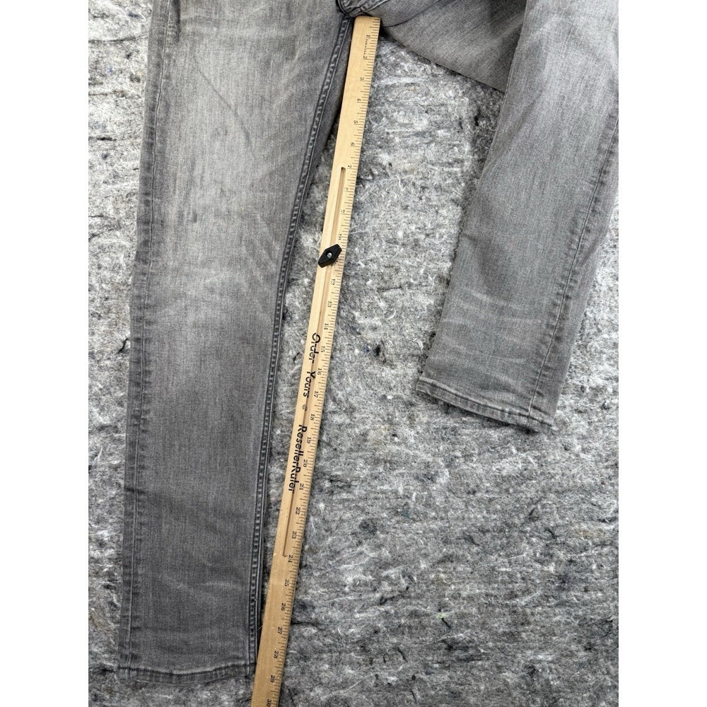 Allsaints‎ Cigarette Washed Stretch Jeans Faded Gray - Size 30x30 Distressed - Picture 2 of 7